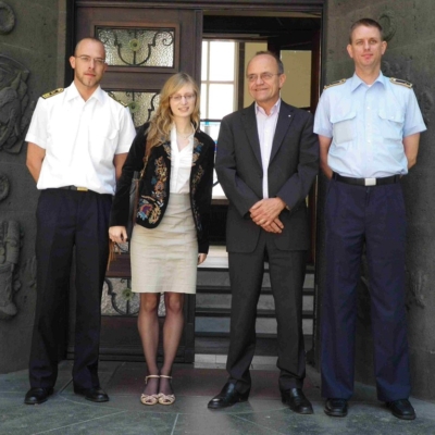 2011, Seminarteilnehmer (Marine & Luftwaffe) des Streitkräfteunterstützungskommandos im Köln-Porzer Offizierskasino