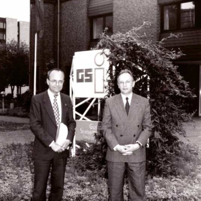 1999, mit dem Belarusischen Außenminister Sergej Martinow | Foto: Eva Eismer, Siegburg